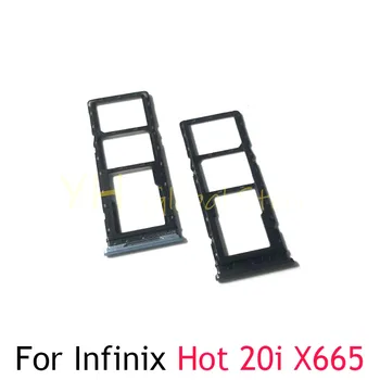 10ШТ Для Infinix Hot 12i 20i X665B X665C X665E X665 Слот Для Sim-карты Держатель Лотка Запчасти Для Ремонта Sim-карты