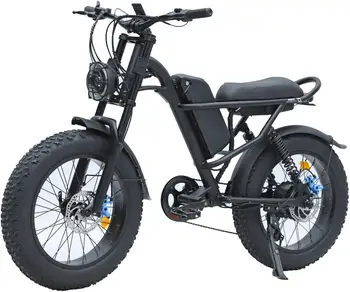 Электрический велосипед для взрослых, 1000 Пиковая Мощность Ebike, 28 миль в час и 70 Миль Ebikes 48V 15.6Ah Аккумулятор Для Поездок на работу Электрический Горный Велосипед, Двойной