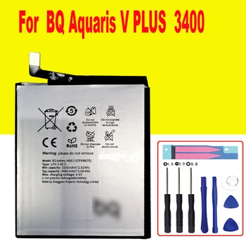 3400 (1ICP4/63/76) Аккумулятор для BQ Aquaris V PLUS Batterie Bateria 3400mAh