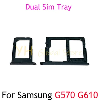Для Samsung Galaxy J5 Prime On5 G570 /J7 Prime On7 G610 Слот для Sim-карты Держатель Лотка Запчасти для Ремонта Sim-карты