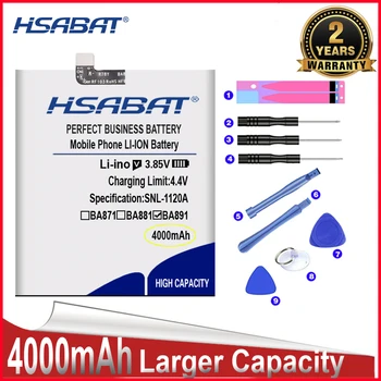 HSABAT 0 Цикл 4000 мАч BA891 Батарея для Meizu 15 Plus 15 + MeiLan 15Plus M891Q M891H Высококачественный Сменный Аккумулятор
