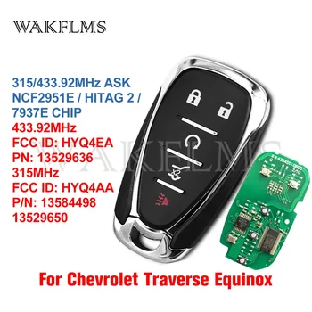 Для Chevrolet Equinox Traverse 2018 2019 2020 Умный Автомобильный Ключ 7937E С ЧИПОМ FCC ID: HYQ4EA HYQ4AA PN: 13529636 13584498 13529650