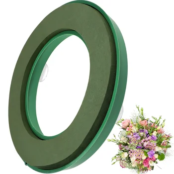 Присоска из пенопласта в форме кольца для свадебного автомобиля с грязью, цветочная композиция 