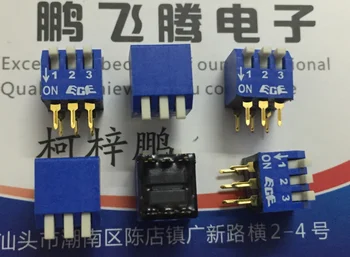 1ШТ Подлинный тайваньский переключатель кодового набора ECE EPG103A 3-битный переключатель кодирования типа ключа 3P боковой циферблат с шагом 2,54