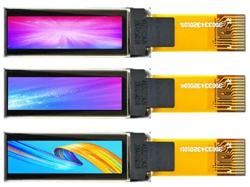 IPS 0,76-дюймовый 12-контактный SPI полноцветный PM OLED-экран PT6891 Drive IC 28 (RGB) * 95