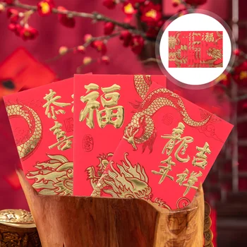 30 штук красных конвертов в китайском стиле, красные конверты с нежным рисунком, пакеты с деньгами на удачу
