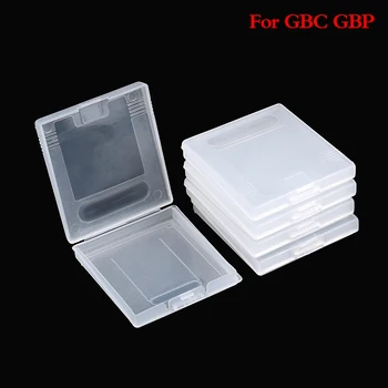 5шт Прозрачная коробка для хранения игр, карта, Пылезащитный чехол, защитный чехол, коробка для игровых карт для Gameboy Color Pocket GBC GBP