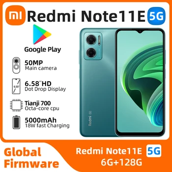 Мобильный телефон Xiaomi Redmi Note 11E 5G с двумя SIM-картами 6,58 