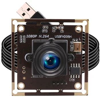 ELP 2MP IMX323 H.264 30fps USB Модуль Камеры HD 1080P Плата Веб-камеры Со Звуковым Микрофоном Для Машинного Оборудования