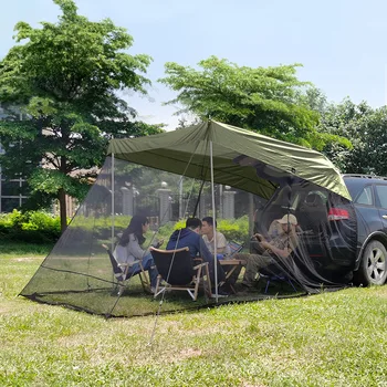 Летняя палатка Палатка на 5 человек Водонепроницаемая Пляжная палатка Туристическая Походная палатка для рыбалки Палатка для кемпинга на открытом воздухе вентиляционная палатка для пикника
