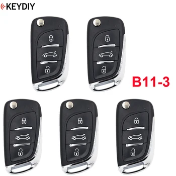 KEYDIY 5ШТ, B-Серия B11-3 DS Стиль Оригинальный Универсальный Ключ Дистанционного Управления с 3 Кнопками для Программатора KD MINI KD-X2 KD900