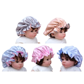 Детская шляпа с эластичным цветочным узором, детские спящие аксессуары для волос, прямая поставка
