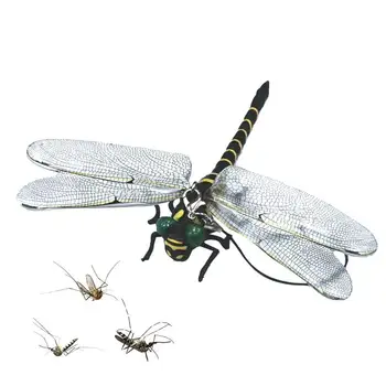 Модель Dragonfly, мини-фигурка Dragonfly, Реалистичная имитация из ПВХ, Орнамент в виде стрекозы, Модель животного, украшение насекомыми, Полевые работы