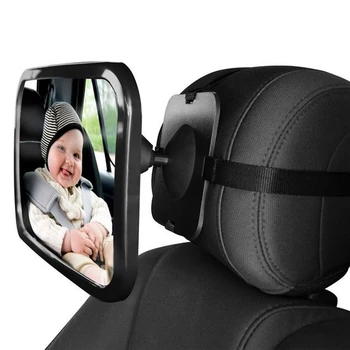 Регулируемое Широкое зеркало заднего вида для младенцев /Детское сиденье, зеркало безопасности автомобиля, Монитор, Подголовник, Высококачественный дизайн интерьера автомобиля