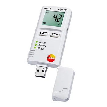 USB-регистратор влажности и температуры воздуха Testo 184 H1 для мониторинга транспорта 0572 1845