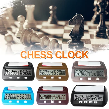Профессиональные шахматы Цифровой Таймер Шахматные Часы I-GO Обратный Отсчет Настольные Игровые Часы Цифровые Электронные Шахматные Часы Счетчик Секундомер