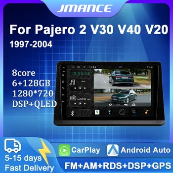 JMANCE Для Mitsubishi Pajero 2 V30 V40 V20 1991-2004 Автомобильный Радио Мультимедийный Видеоплеер Навигация GPS Android Auto No 2din