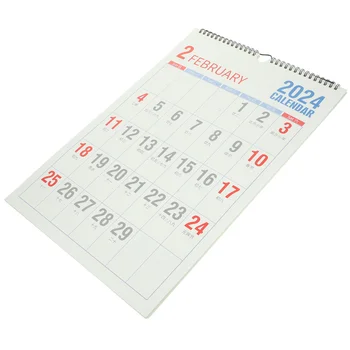Настенный календарь на 2024 год Офисное годовое расписание Домашний планировщик на месяц Декоративная бумага