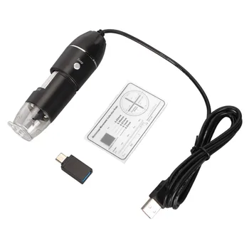 Цифровой Микроскоп Камера Сильная Совместимость Освещение Регулируемое 5 В Постоянного Тока Цифровой Микроскоп USB Type C для печатных Плат для Изобретателей