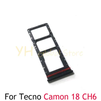 Для Tecno Camon 18 CH6 Слот Для Sim-карты Держатель Лотка Запчасти Для Ремонта Sim-карты
