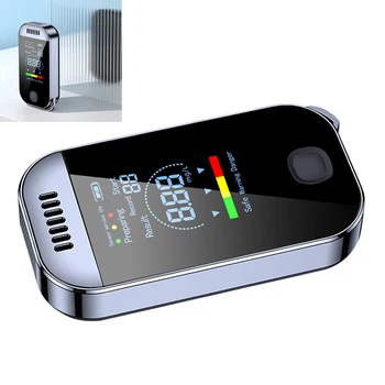 Цифровой портативный тестер на алкоголь, высокоточный мини-детектор алкоголя, ЖК-дисплей, USB-аккумулятор для личного и домашнего использования