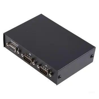 9-контактный последовательный сетевой доступ 2 способа 2 в 1 Выход RS232 Ручной переключатель последовательного Ethernet Коробка выбора Прямая поставка