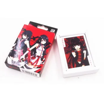 Аниме Akame Ga Kill Poker Карты Косплей Настольная Игра Карты с Коробкой Игрушка в Подарок