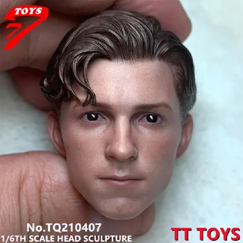 В наличии TTTOYS TQ210407 1/6 Масштаб Tom Holland Actor Head Sculpt Модель Fit 12 