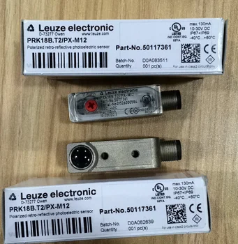 1шт новый оригинальный фотоэлектрический датчик LEUZE PRK18B.T2/PX-M12