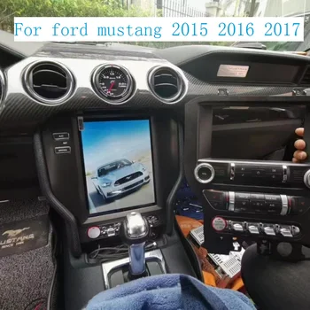 Для Ford Mustang 2015 2016 2017 Автомобильный мультимедийный плеер Android 12 в стиле Tesla, автомагнитола, стереосистема с камерой 360 TS10