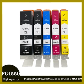 PGI-550 CLI-551 Многоразовый Чернильный Картридж Для CANON Pixma iP7250 iX6850 MG5550 MG5650 MG6450 MG6650 MX725 MX925