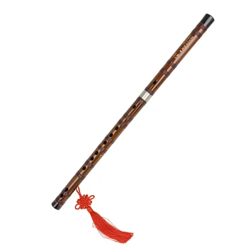 Клавиша Флейты F /D/E/G/C Bitter Bamboo Dizi Традиционный Китайский Деревянный Духовой Инструмент Ручной Работы с Сумкой Для Хранения Китайский Узел