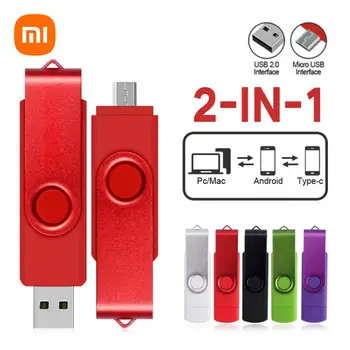 Новый USB-накопитель Xiaomi OTG Micro USB Pen Drive 512 ГБ 256 ГБ 2 ТБ 1 ТБ USB-накопитель 2.0 для устройства Micro USB для портативных ПК