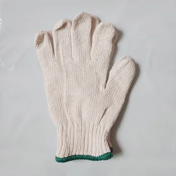 Рабочие хлопчатобумажные перчатки для бодибилдинга в тренажерном зале Защищают руки Удобными хлопчатобумажными нитяными перчатками