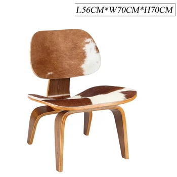 Обеденные стулья INS из массива дерева на заказ, Роскошный Уличный стул из воловьей кожи, креативная Дизайнерская Простая Кухонная мебель Sillas Para Comedor