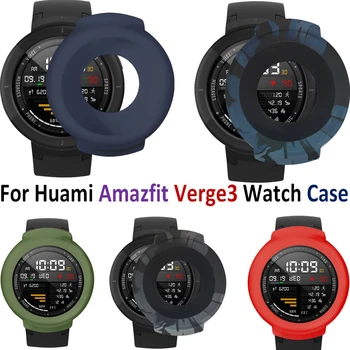 Для Huami Amazfit3 Verge Чехол Для часов Smart Band Рамка Силиконовый Чехол Сменная Оболочка для Amazfit Verge Защитная Пленка для экрана