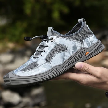 Мужская повседневная обувь, удобная мужская спортивная обувь на шнуровке, прогулочные кроссовки, уличные удобные дышащие кроссовки для бега