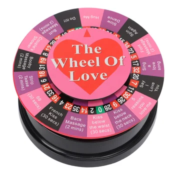 Мини-колесо любви - идеальный подарок Игровой проигрыватель Wheel Of Love для вечеринок