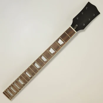 Гриф электрогитары с 22 ладами для Gibson Les Paul LP Parts, накладка из клена и розового дерева с глянцевой отделкой