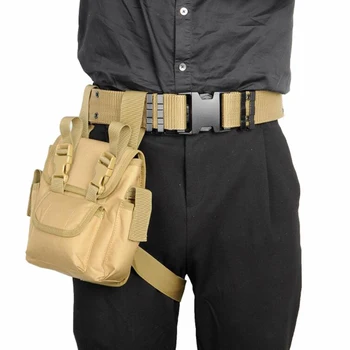 Мужская парусиновая сумка для ног, поясная сумка, поясная сумка на бедрах, военные дорожные многоцелевые сумки-мессенджеры для мотоциклов через плечо