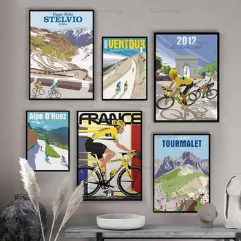 Mtb Холст Картина Настенное Искусство World City Bike Race Велоспорт Спорт Плакаты на Скандинавскую Тему и Принты Hd Картинка для Домашнего Декора Гостиной
