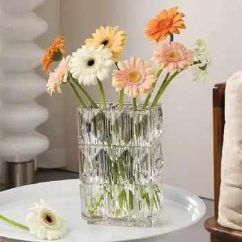 Бакара брайт Лусо квадратная прямоугольная гостиная украшение столовой хрустальная ваза водяные цветы.