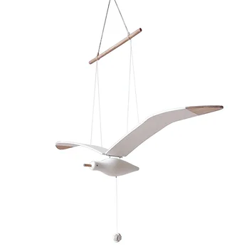Подвесная подвеска в виде летящей чайки, креативные деревянные весы, декоративные украшения