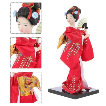1 шт. Японские украшения Гейши Кабуки, креативные модели из смолы, фигурки с красивым декором в виде кимоно для домашнего магазина