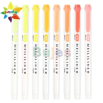 Легкая флуоресцентная ручка 25 цветов с двойной головкой акварельная флуоресцентная ручка карамельного цвета студенческая маркировка рисование канцелярские принадлежности