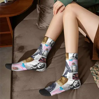 Носки Taylor, наряды для тура Eras, милые носки из альбома популярных песен Swiftie, аксессуары Harajuku, носки для экипажа со средней трубкой, лучшая идея подарка