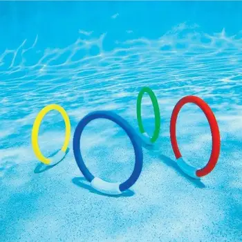 4шт Кольца для дайвинга, кольца для подводного плавания, кольца для игрушек в бассейне, кольца для детей, кольцо для плавания, кольцо для дайвинга