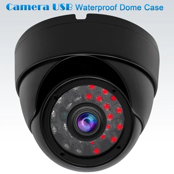 Наружная водонепроницаемая USB-камера 1920*1080 OV2710 CMOS 24шт ИК-светодиодная купольная камера видеонаблюдения ночного видения 1080p для Linux Windows с UVC