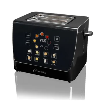 Двухслойный рычажный тостер с сенсорным экраном Inspirex, черный, XTOSMC2BK