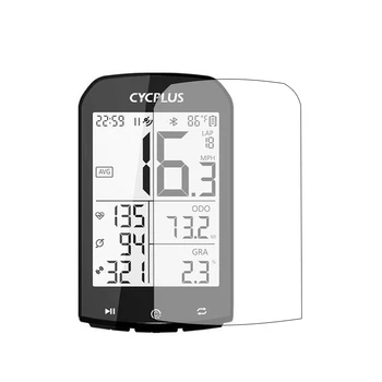 3 шт. Прозрачная защитная пленка для экрана, Защитная пленка для CYCLPLUS M1 GPS, Велосипедный спидометр, Аксессуары для велокомпьютеров